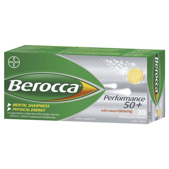 Berocca Focus 50+ Effervescent
