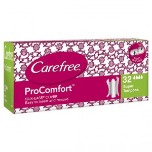 Carefree Procomfort Tampons Tampons Super