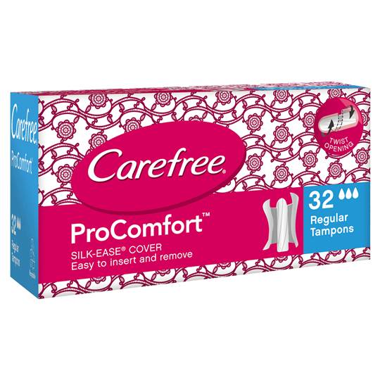 Carefree Procomfort Tampons Regular