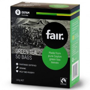 Oxfam Organic Fair Trade Green Tea Bags