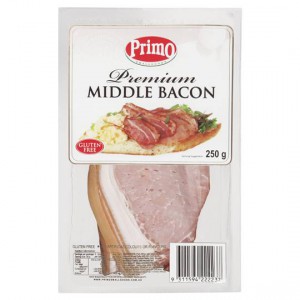 Primo Middle Bacon Rashers Middle Rashers