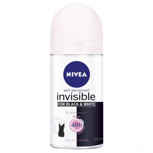 Nivea Invi For Black & White Deodorant Roll On Clear
