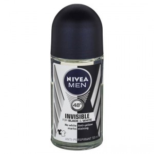 Nivea Invi For Black & White Deodorant Roll On Power For Men