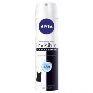 Nivea Invisible Black & White Deodorant Aerosol Pure