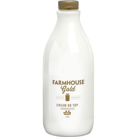 Paul's Farmhouse Gold Full Cream Milk Unhomogenised