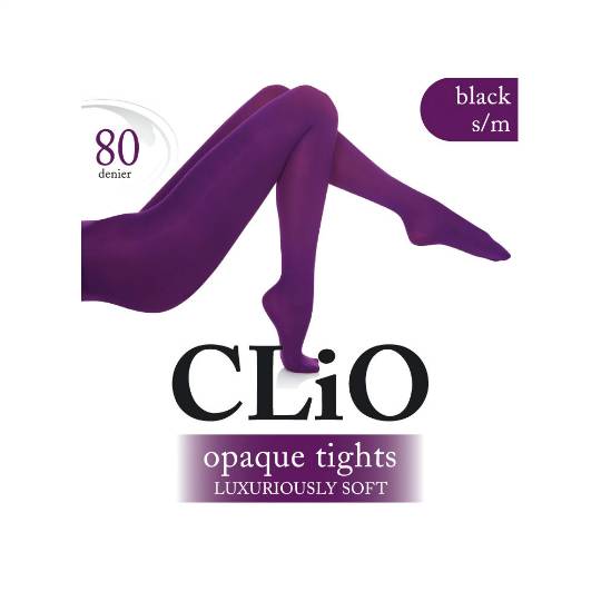 Clio Opaque Tights 80d Black Tall/xtall
