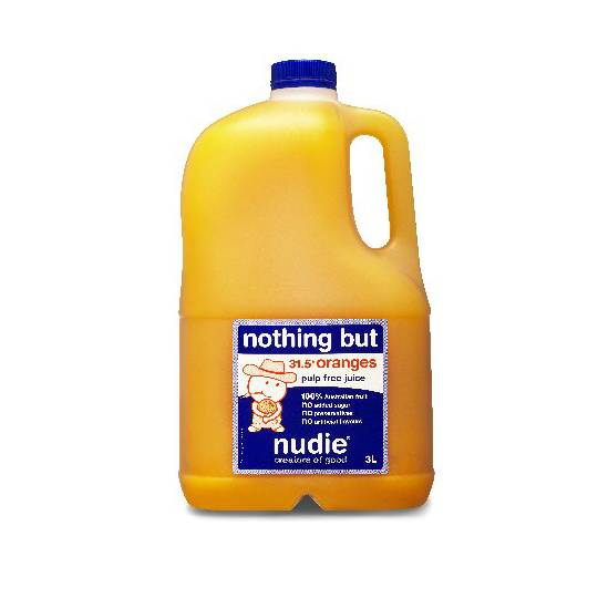Nudie Nothing But Orange Juice Pulp Free