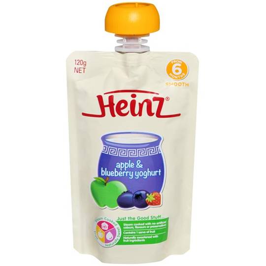 Heinz Pouch Apple & Blueberry Yoghurt