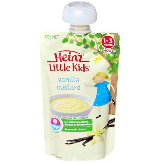 Heinz Dairy Snack Pouch Vanilla Custard