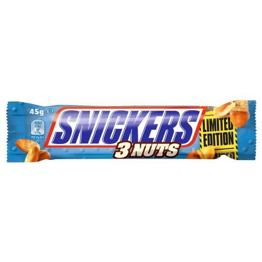 Mars Snickers Three Nuts