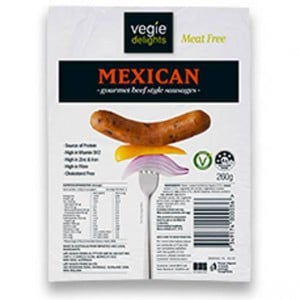 Vegie Delight Mexican Sausage Gourmet