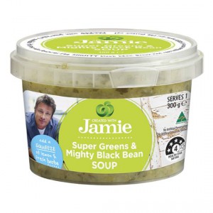 Created With Jamie Soup Super Greens & Black Bean
