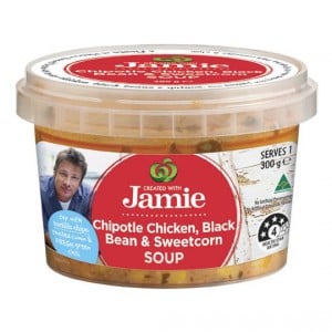 Created With Jamie Soup Chipotle Chicken, Black Bean & Sweetcorn
