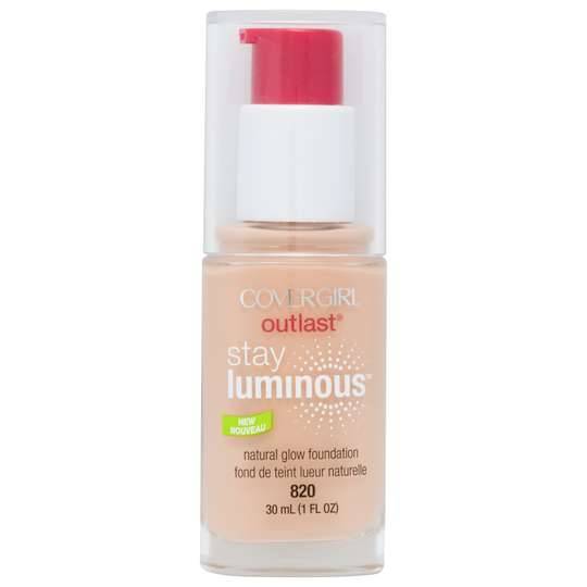 Covergirl Outlast Stay Luminious Foundation 820 Creamy Natural