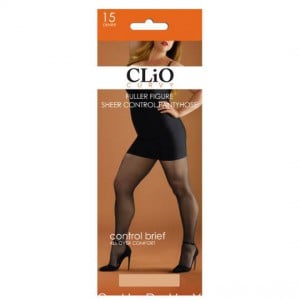Clio Curvy Control Tights Fuller Figure Natural