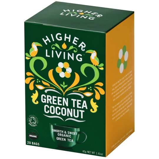 Higher Living Organic Green Tea Coconut