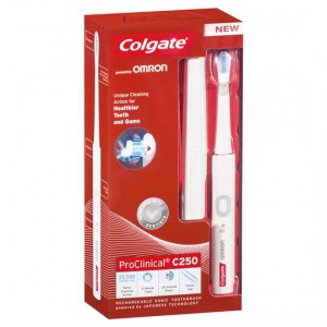 Colgate Electric Toothbrush Pro Clinical C250 White