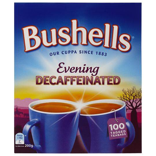 Bushells Black Tea Evening Decaffeinated
