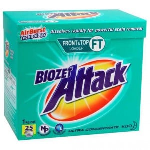Biozet Attack Front & Top Loader Laundry Powder