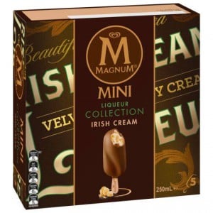 Streets Magnum Mini Ice Cream Liqueur Collection Irish Cream
