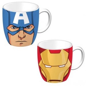 Hot Topic Mug Captain America And Iron Man