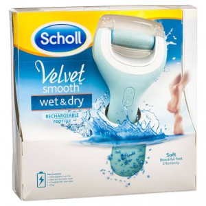 Scholl Velvet Wet & Dry Electronic Foot File