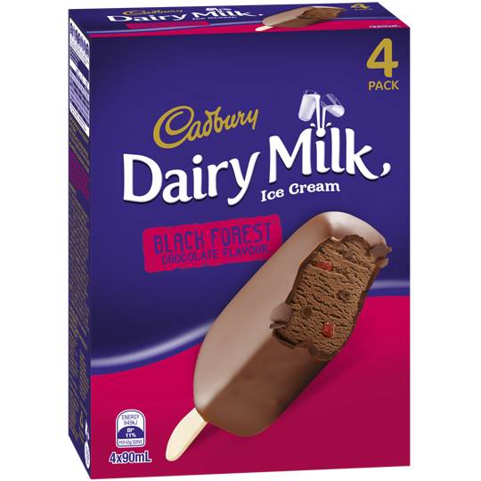Cadbury Dairy Milk Ice Cream Black Forest