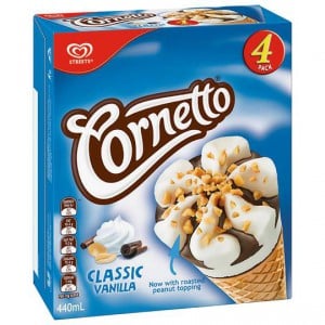 Streets Cornetto Ice Cream Classic Vanilla