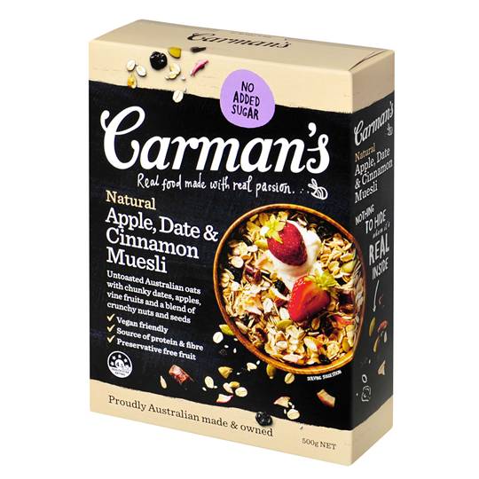 Carman's Apple, Date & Cinnamon Natural Muesli