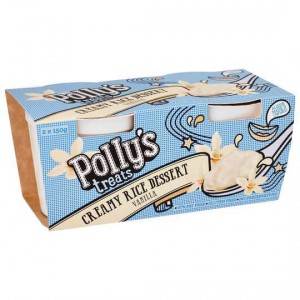Pollys Treats Creamy Rice Dessert Vanilla
