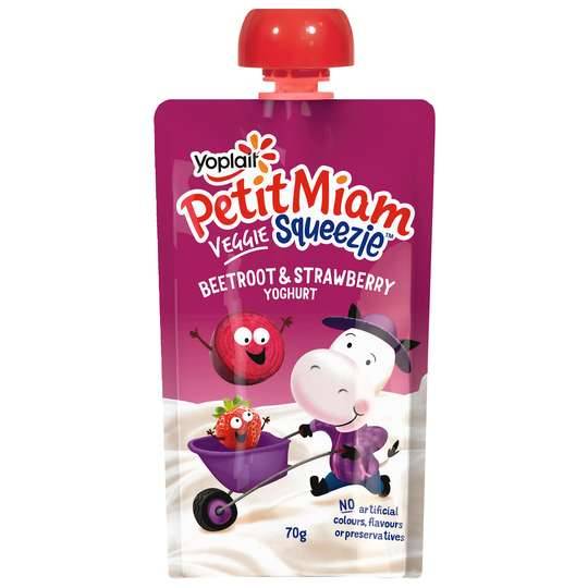 Yoplait Petit Miam Pouch Strawberry Beetroot