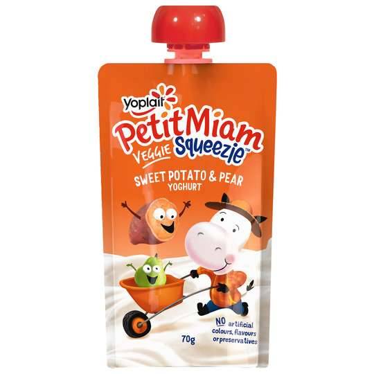 Yoplait Petit Miam Pouch Sweet Potato & Pear