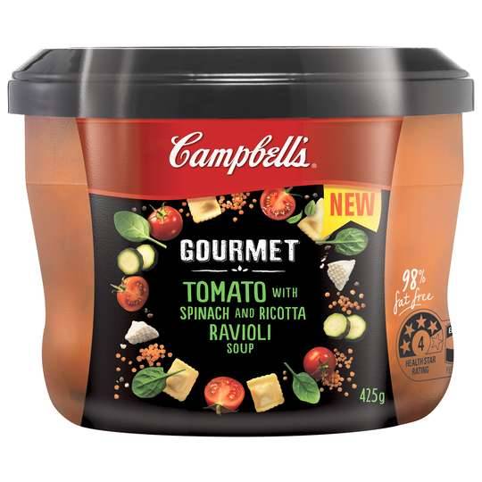 Campbells Gourmet Soup Tomato Ravioli