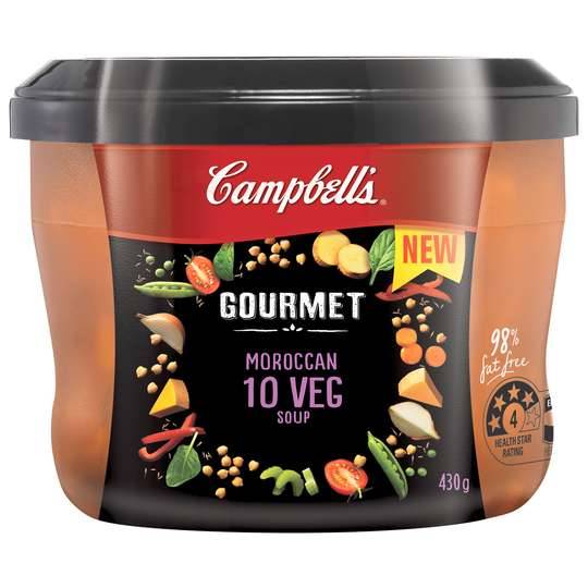 Campbells Gourmet Soup Moroccan 10 Veg