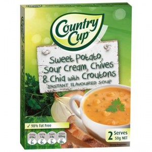 Country Cup Soup Sweet Potato Sour Cream & Chia