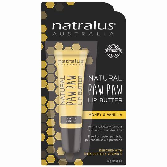 Natralus Paw Paw Lip Butter Honey & Vanilla