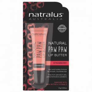 Natralus Paw Paw Lip Butter Strawberry