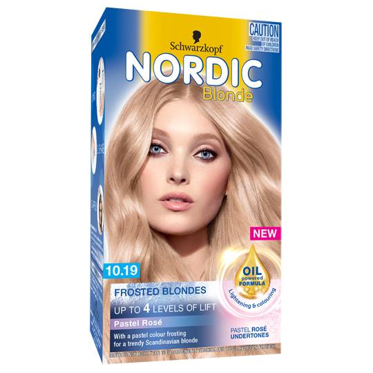 Scharzkopf Nordic Blonde Hair Colour 10 19 Frosted Pastel Ratings