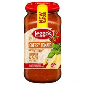 Leggos Pasta Sauce Cheesy Tomato