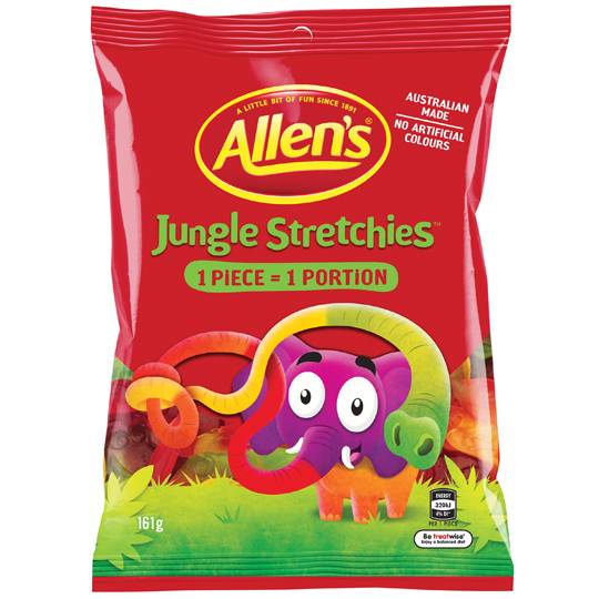 Allen's Jungle Stretchies Lollies
