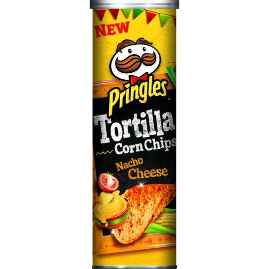 Pringles Tortilla Chips Nacho Cheese
