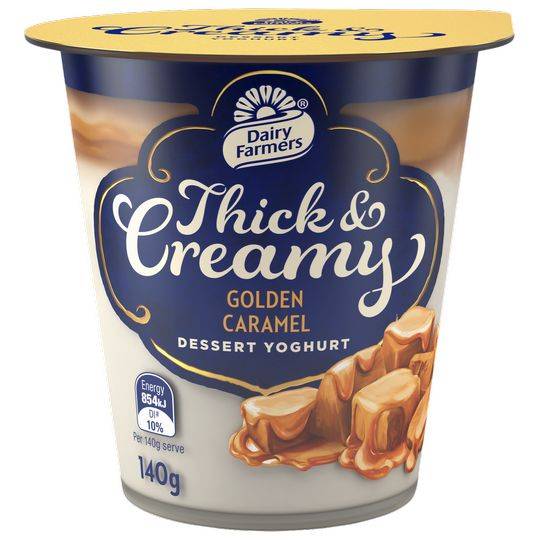 Dairy Farmers Thick & Creamy Yoghurt Golden Caramel