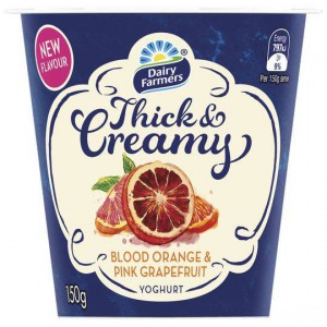 Dairy Farmers Thick & Creamy Yoghurt Blood Orange & Grapefruit