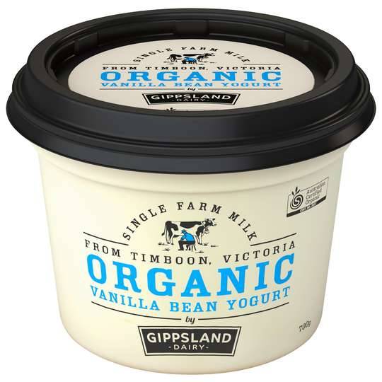Gippsland Organic Vanilla Yoghurt