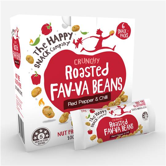 Happy Snack Roasted Favva Beans Red Pepper & Chilli