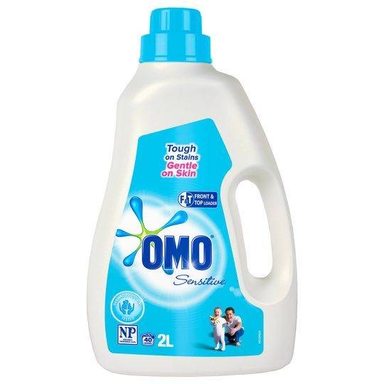 Omo Sensitive Laundry Liquid Detergent Front & Top Loader