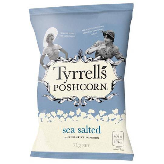 Tyrell's Poshcorn Salted