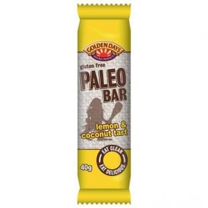 Golden Days Paleo Bar Lemon & Coconut Tart