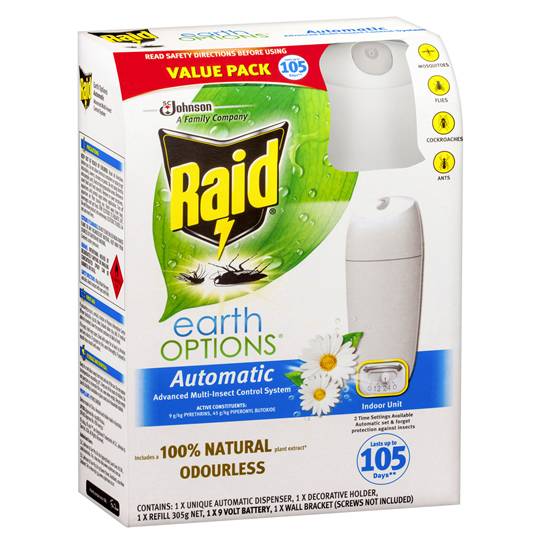 Raid Advanced Auto Insect Control System Indoor Primary