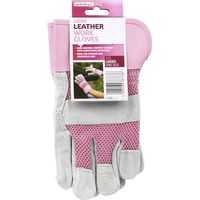 Brunnings Women's Garden Gloves Leather Work One Size
